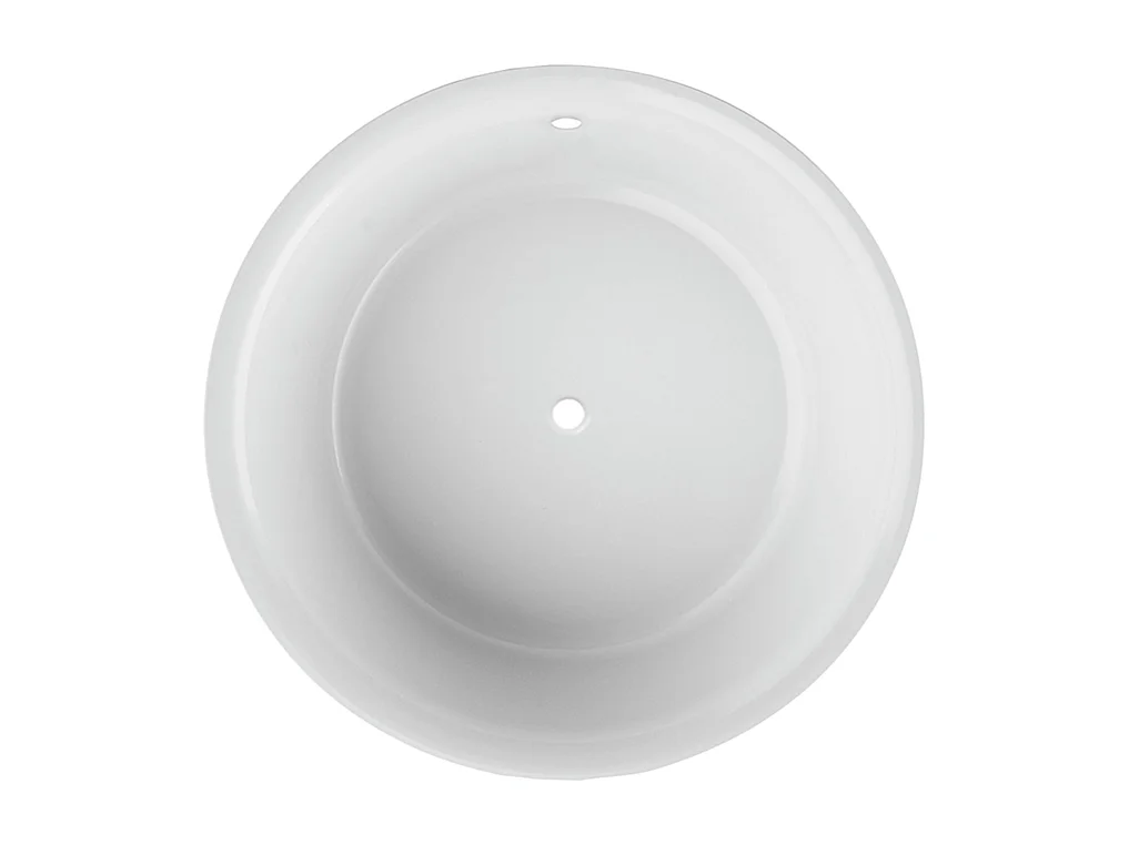 Baignoire îlot ronde NOA blanche Ø 160 cm  Tablier inclus