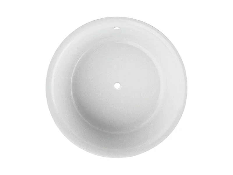 Baignoire îlot ronde NOA blanche Ø 160 cm  Tablier non inclus