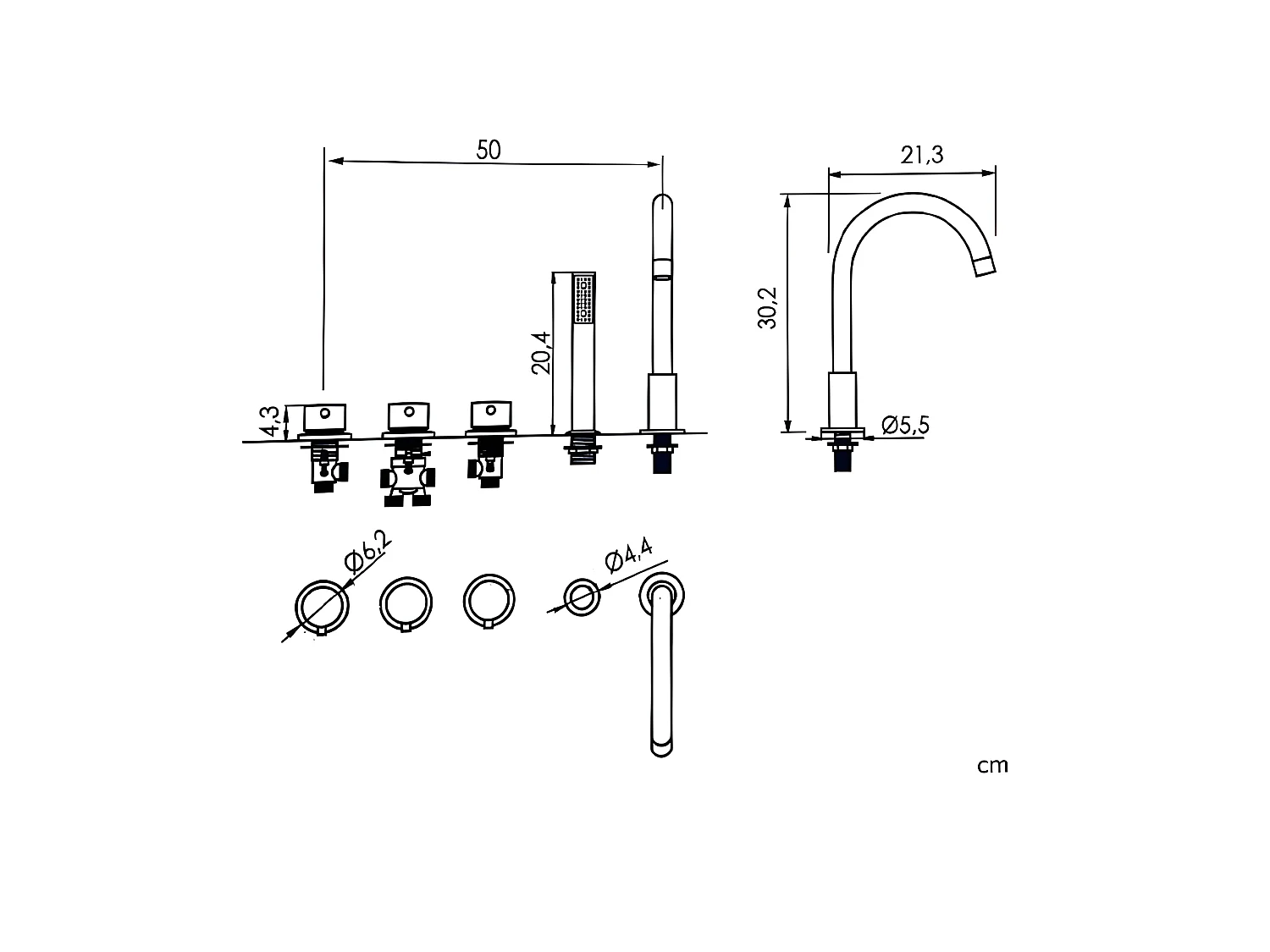 Freistehende Badewanne TRENTO MURO | SANYCCES 175 cm - ohne Armatur