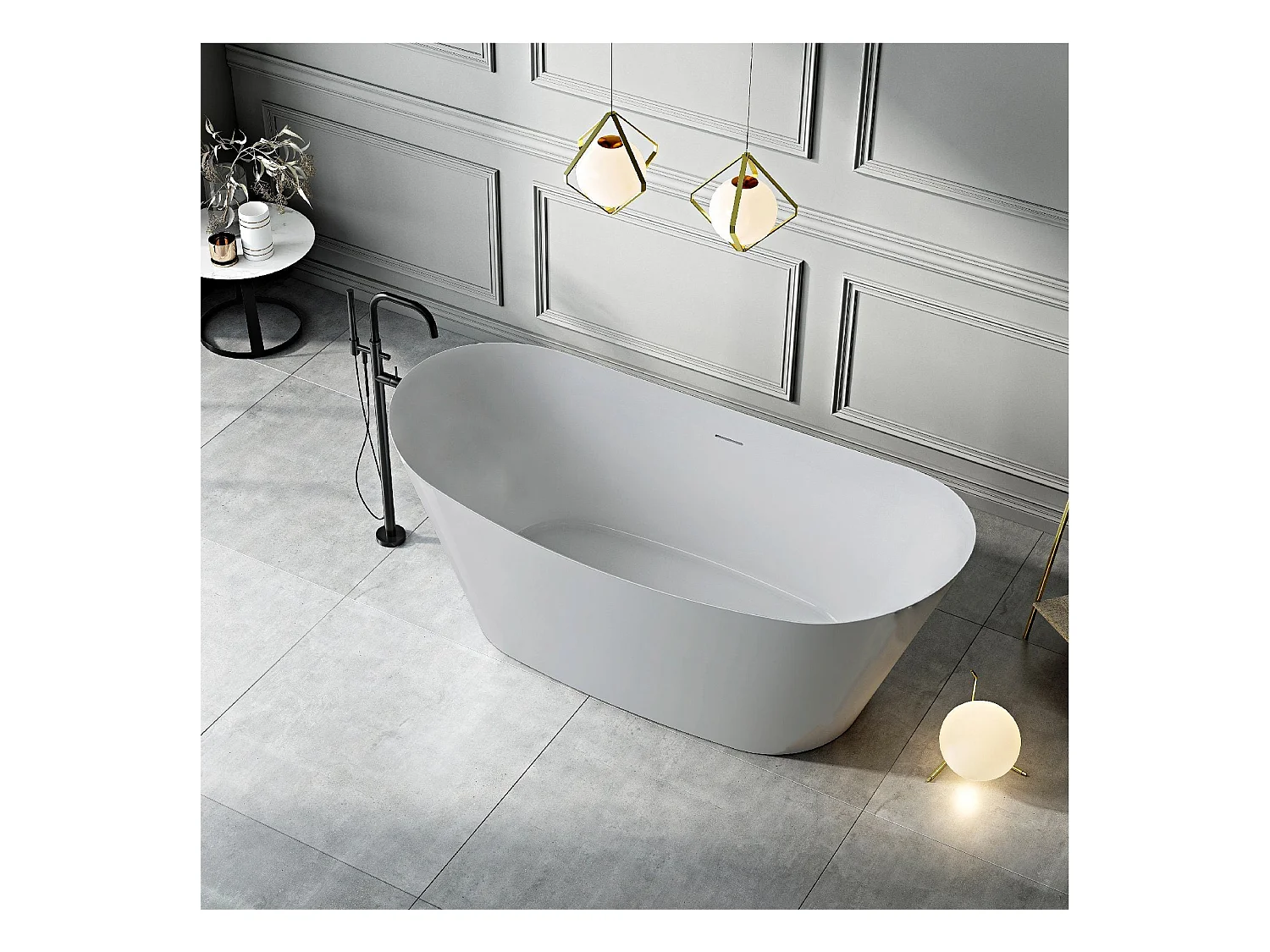 Bañera exenta PALMA  170 cm Mate