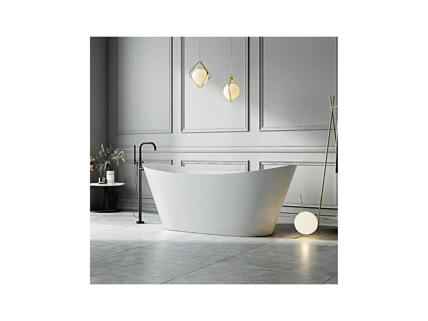 Bañera exenta PALMA  170 cm Mate