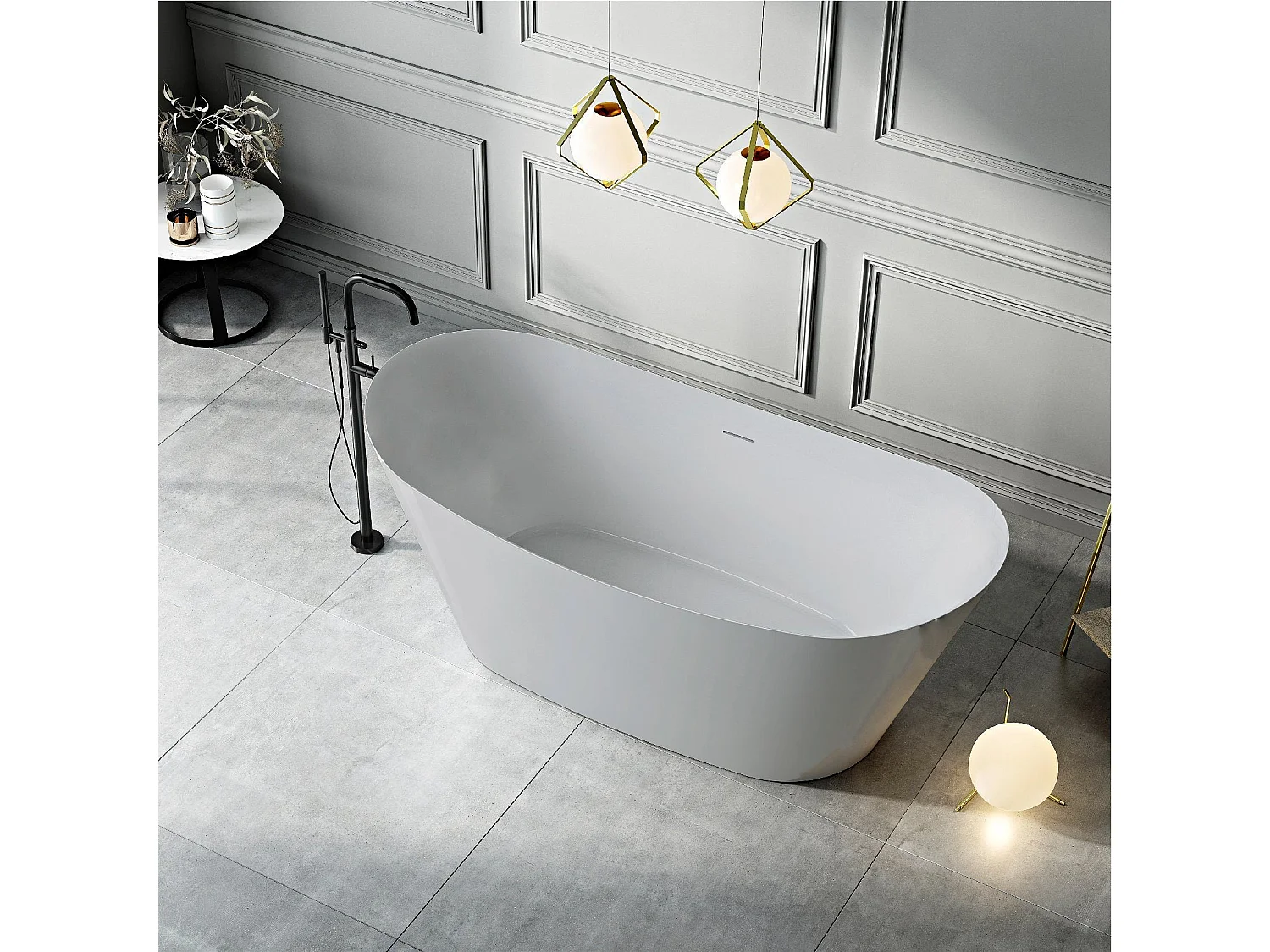 Bañera exenta PALMA  170 cm Mate