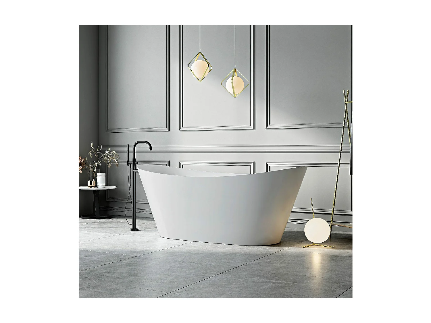 Bañera exenta PALMA  170 cm Mate