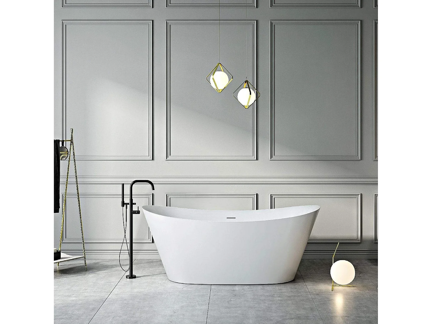 Bañera exenta PALMA  170 cm Mate