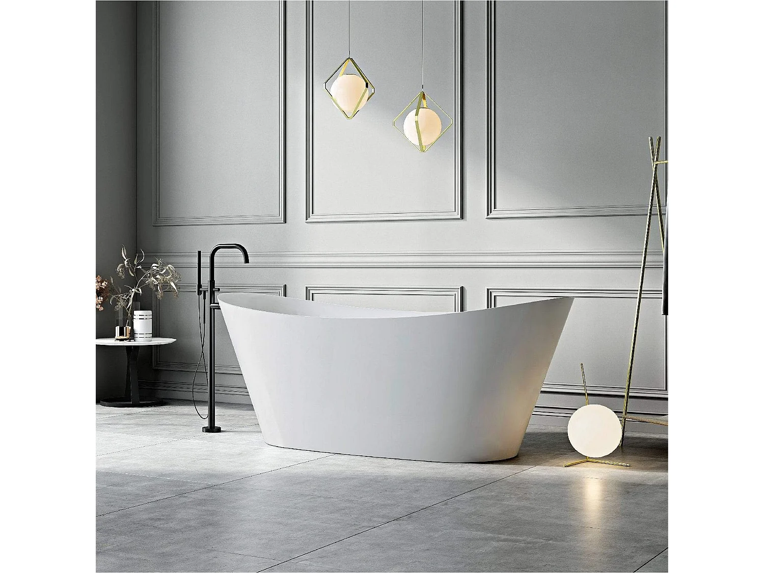 Bañera exenta PALMA  170 cm Mate