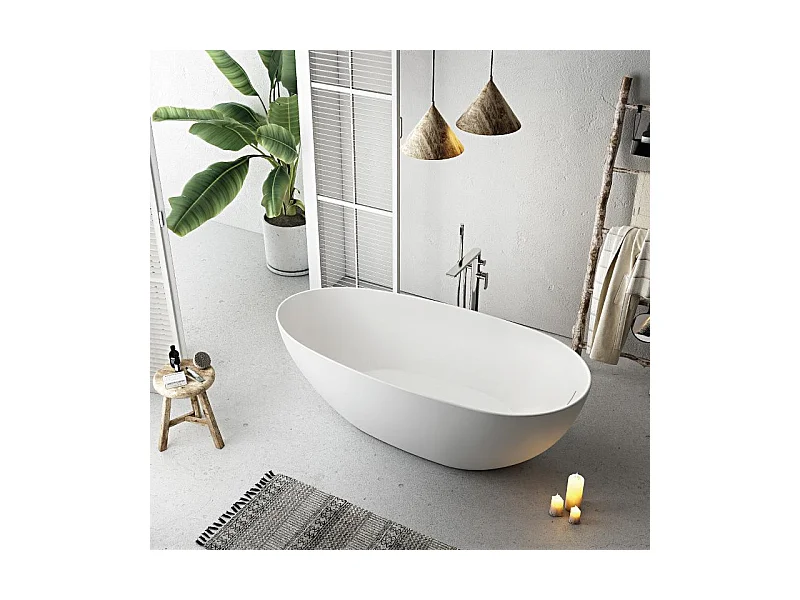 Bañera exenta FLORIDA  180 cm Mate