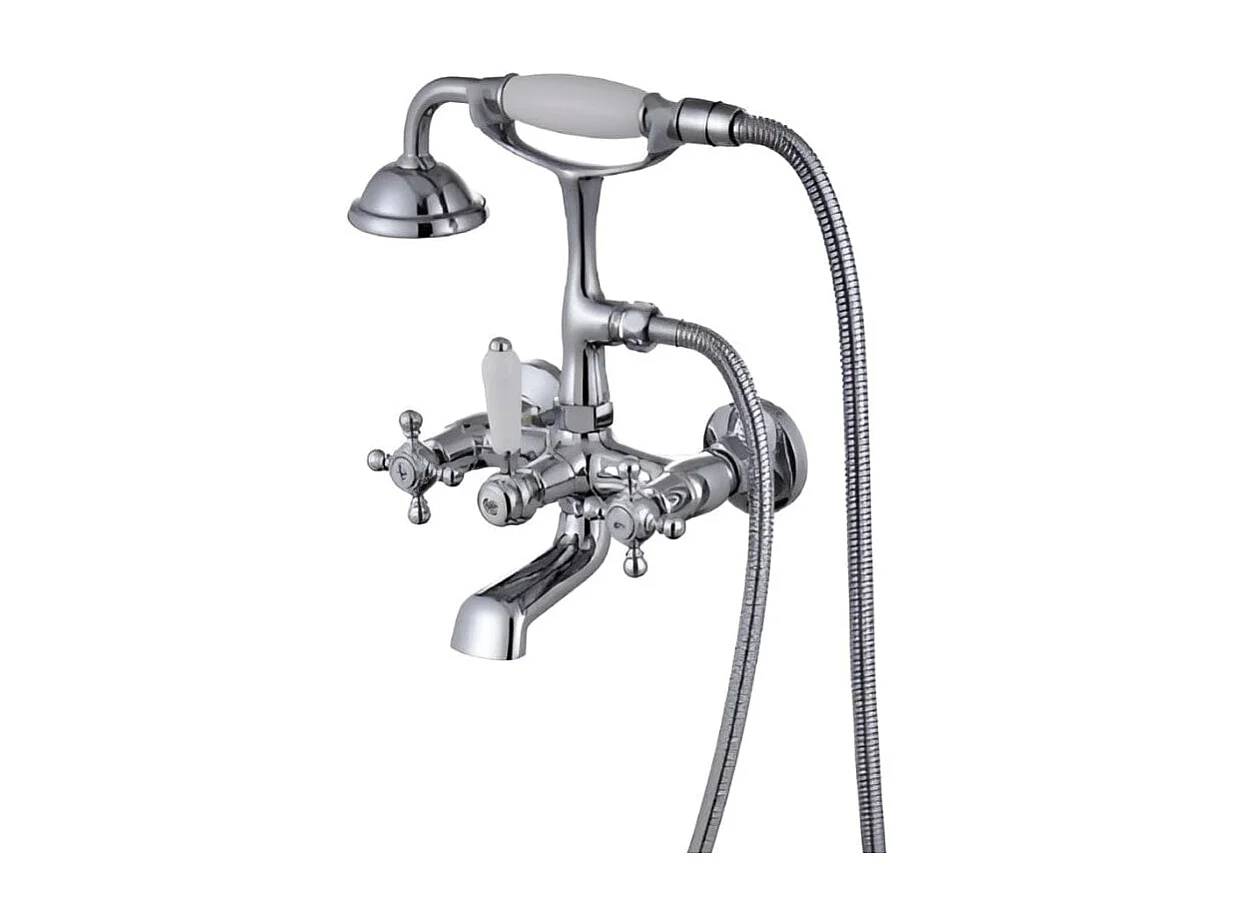 Grifo pared retro baño/ducha KINGDOM cromado