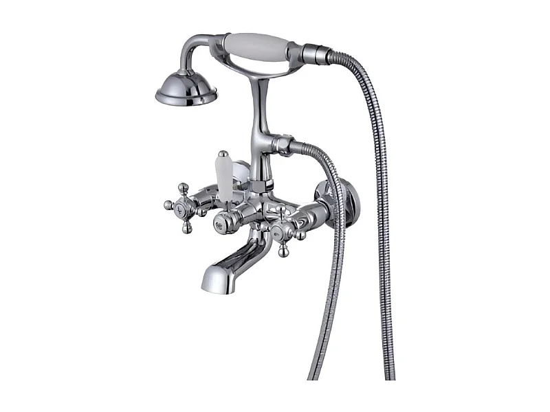 Grifo pared retro baño/ducha KINGDOM cromado