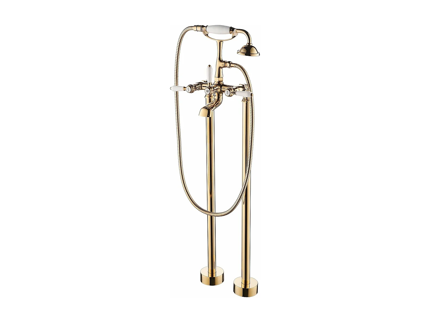 Grifo sobre suelo PADDINGTON dorado