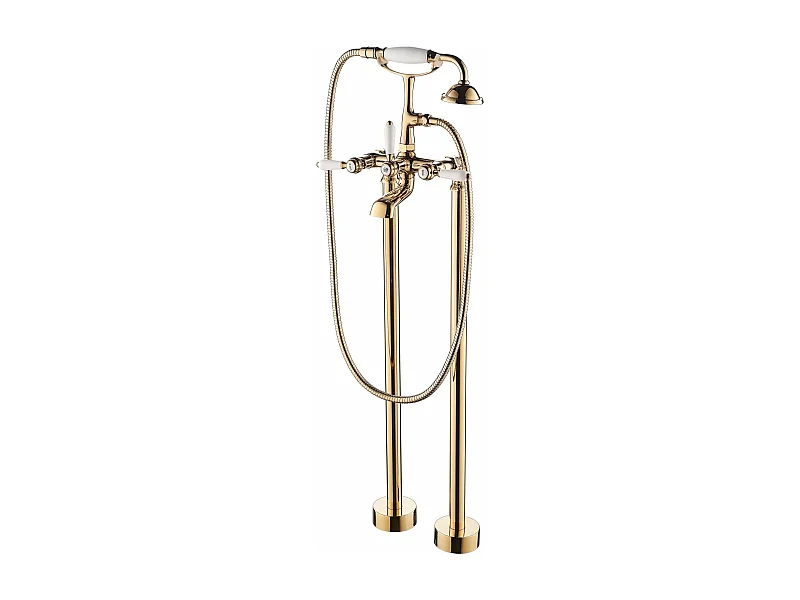 Grifo sobre suelo PADDINGTON dorado