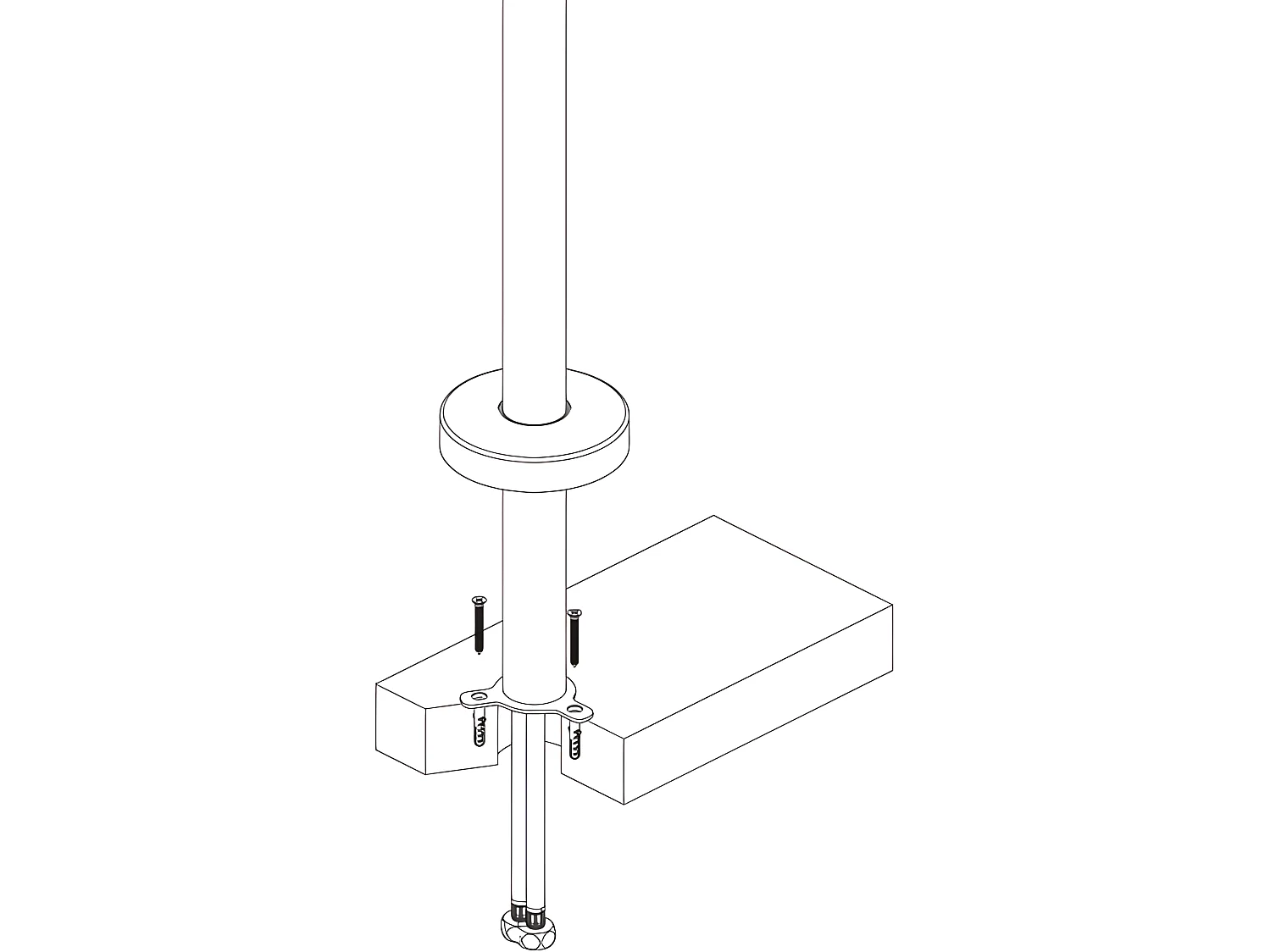 Freistehende Wannenarmatur Einhebelmischer CALGARY chrom
