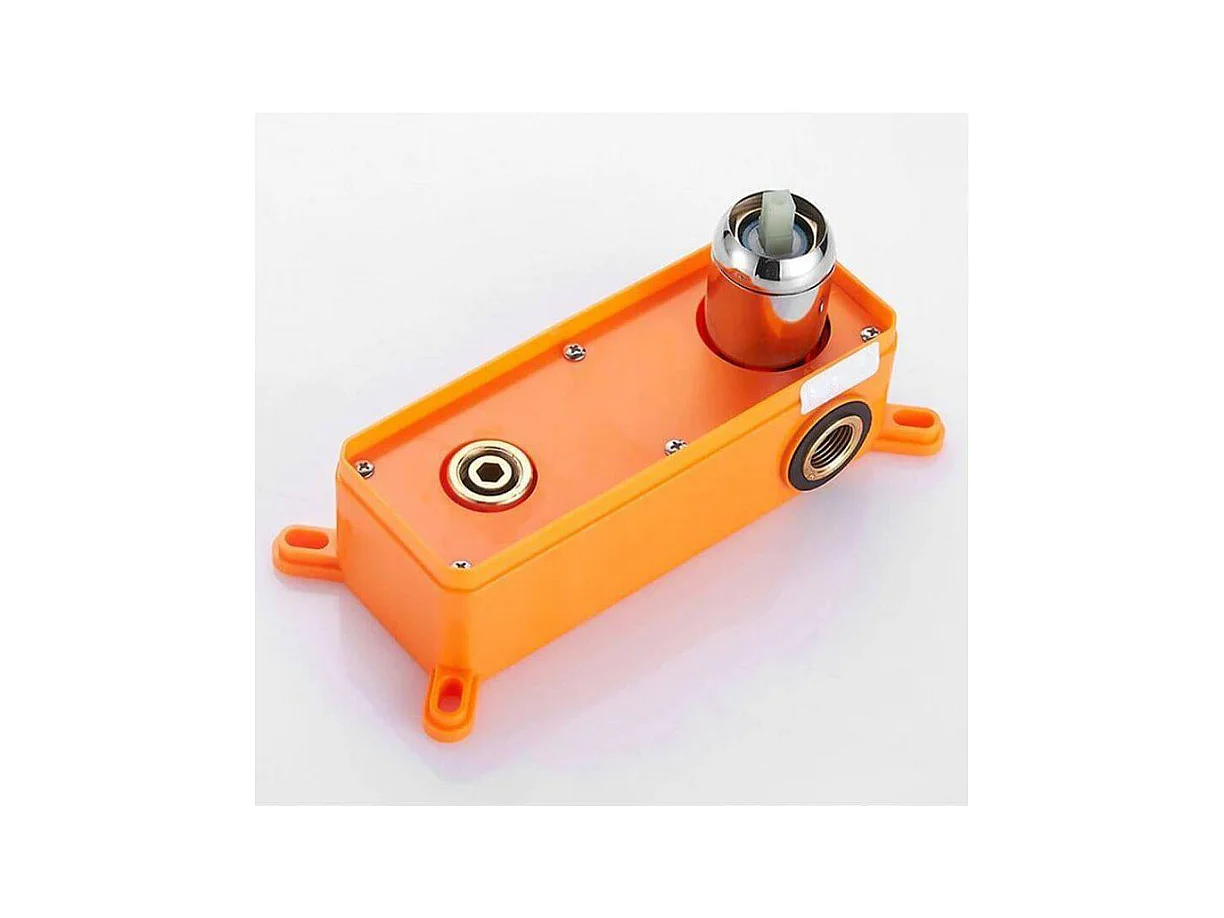 Grifo lavabo empotrado monomando CARLOW oro cepillado Dorado