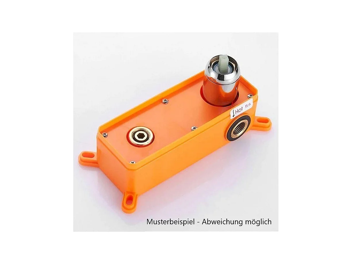 Grifo lavabo empotrado monomando CARLOW oro cepillado Dorado