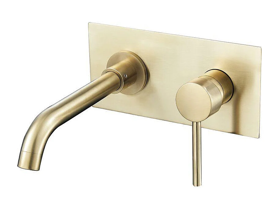 Unterputz-Waschtischarmatur CARLOW gebürstetes gold