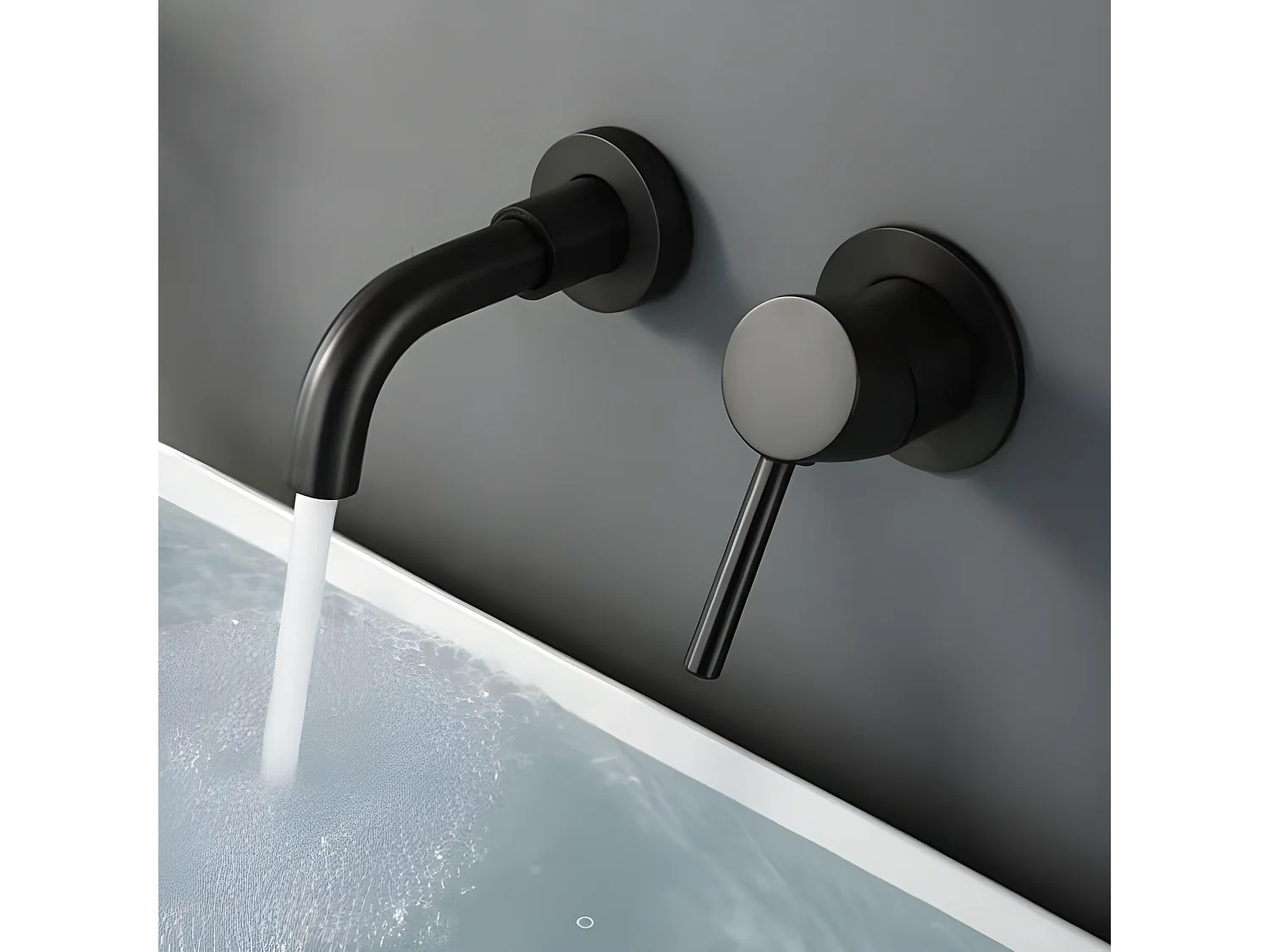 Unterputz-Waschtischarmatur BORACAY schwarz