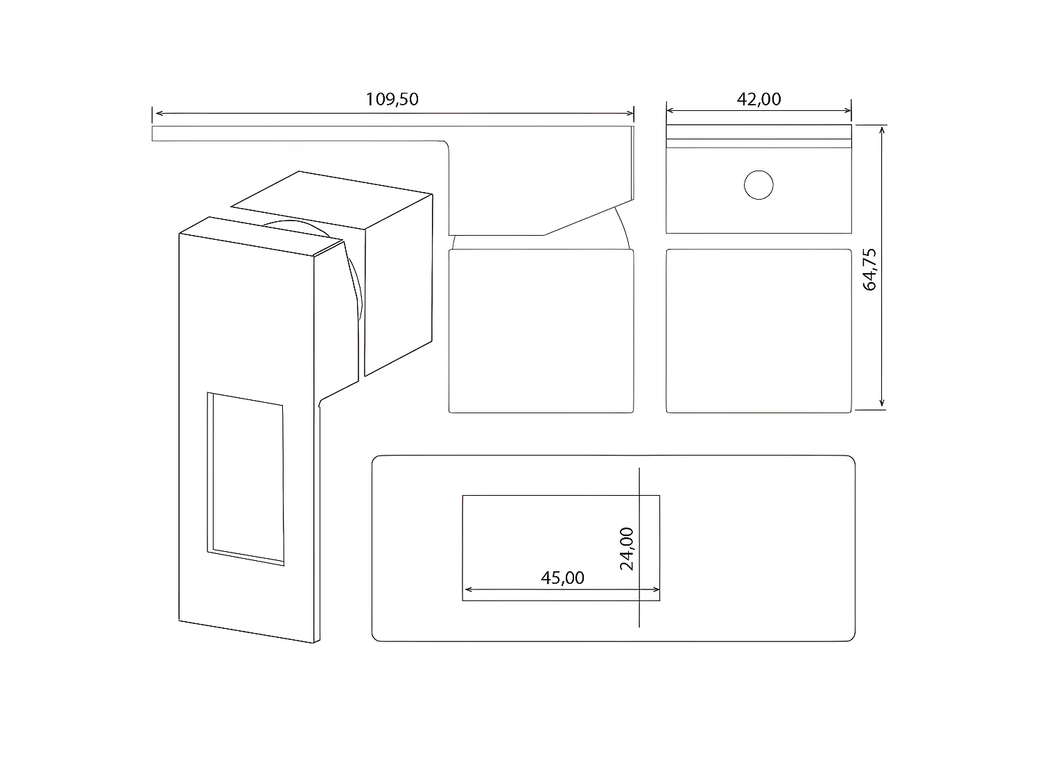 Unterputz-Waschtischarmatur TORMES chrom