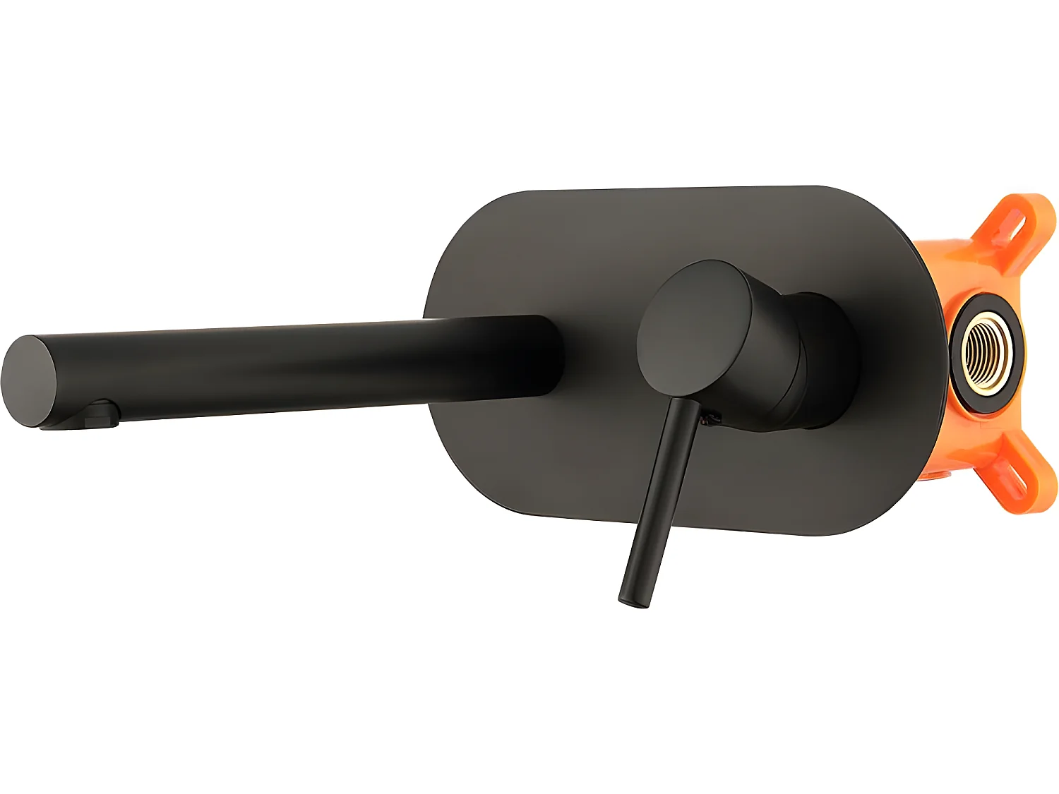 Unterputz-Waschtischarmatur MILTON mattschwarz