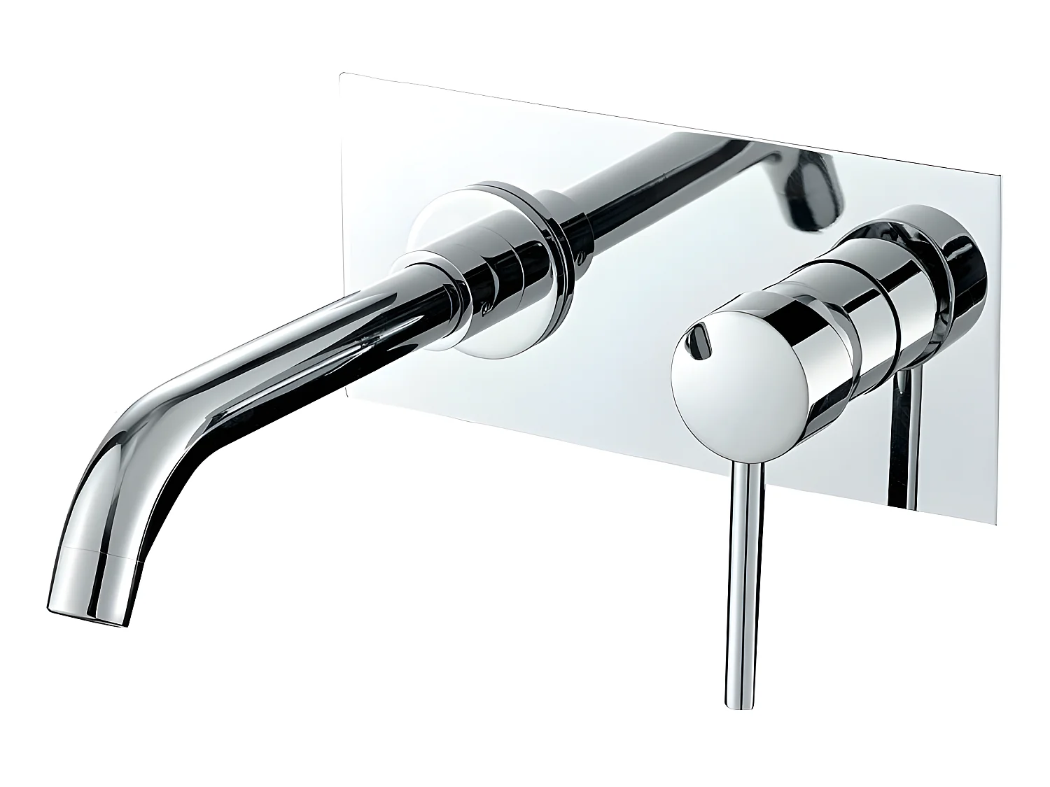 Grifo lavabo empotrado monomando CARLOW cromado