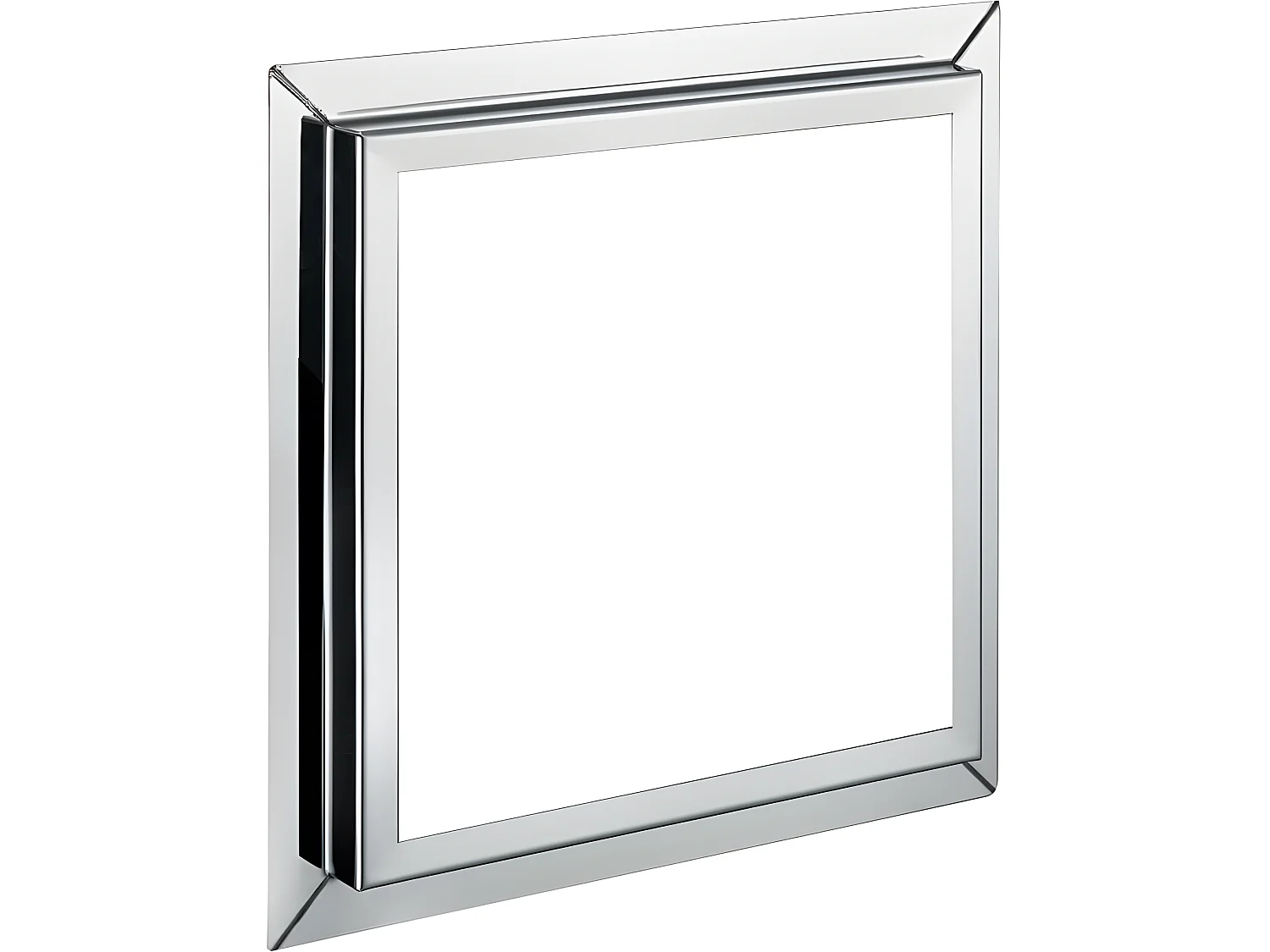 Conjunto de ducha empotrada a ras TILSO de techo cromado monomando  30 cm x 30 cm