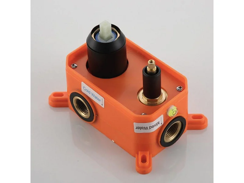 Conjunto de ducha empotrada techo monomando SLIGO oro cepillado  Ø 25cm Dorado