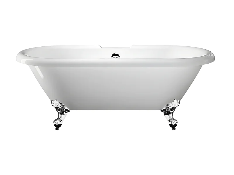 Bañera con patas CHELSEA  170 cm patas ÁGUILA CROMADAS