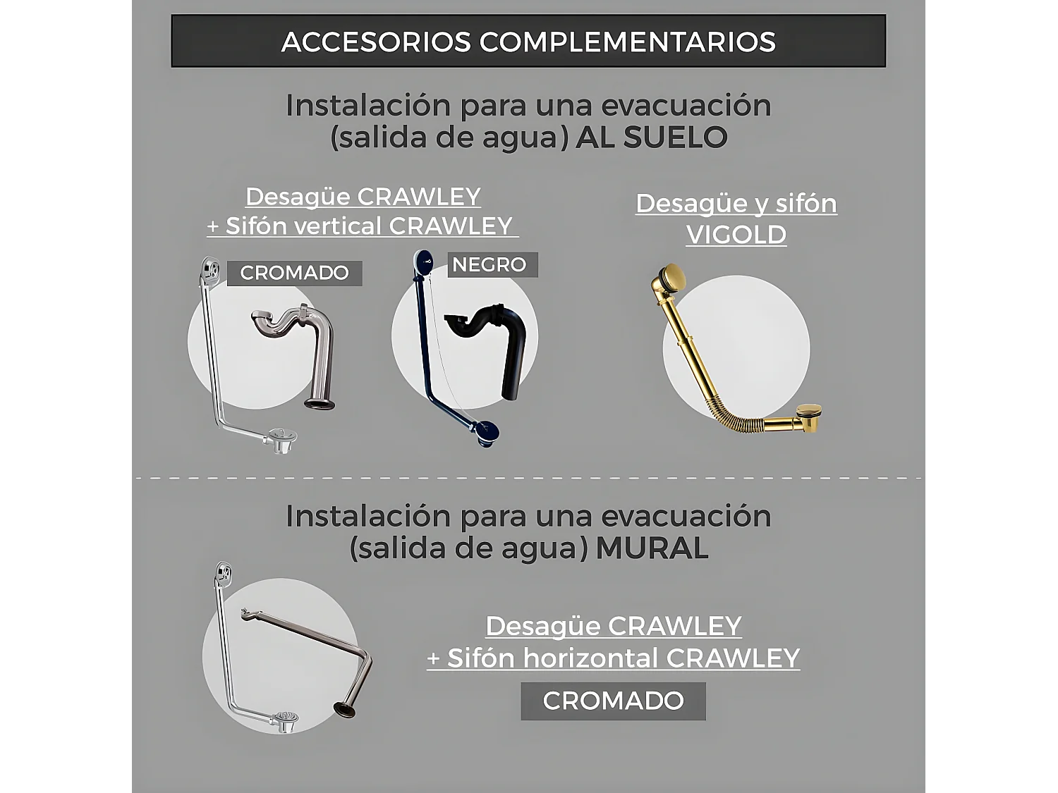 Bañera con patas CHELSEA  154 cm patas ÁGUILA BRONCE ENVEJECIDO