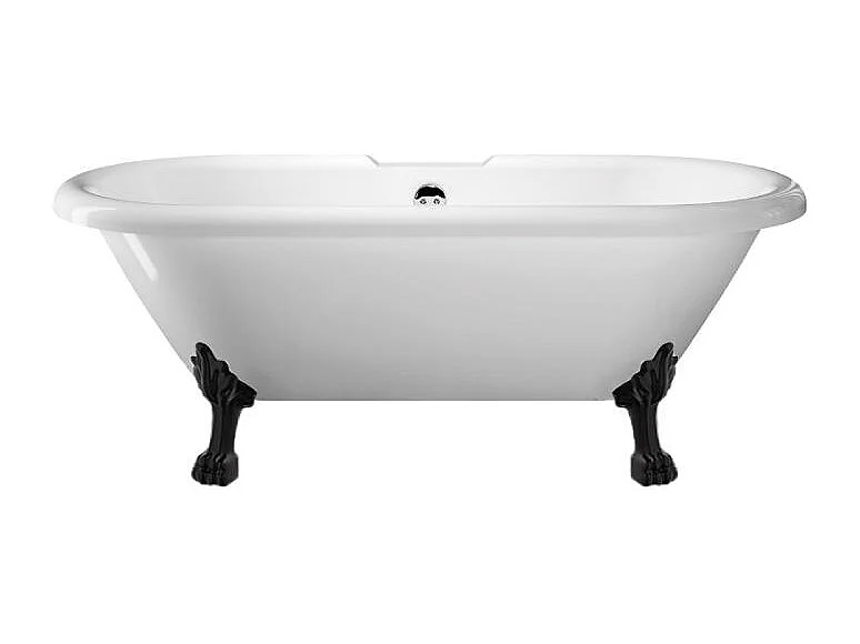 Bañera con patas CHELSEA  170 cm patas LEÓN NEGRAS