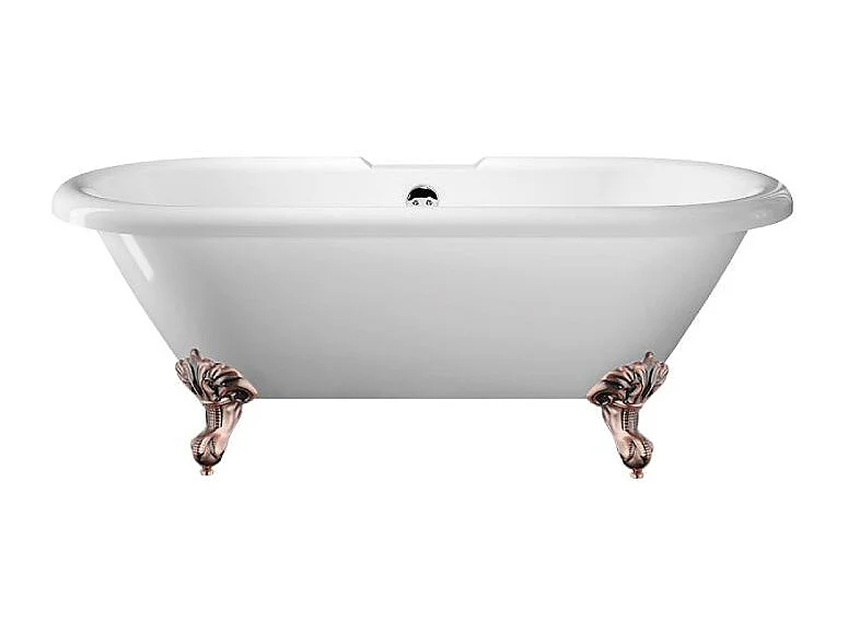 Bañera con patas CHELSEA  170 cm patas ÁGUILA COBRE ENVEJECIDO