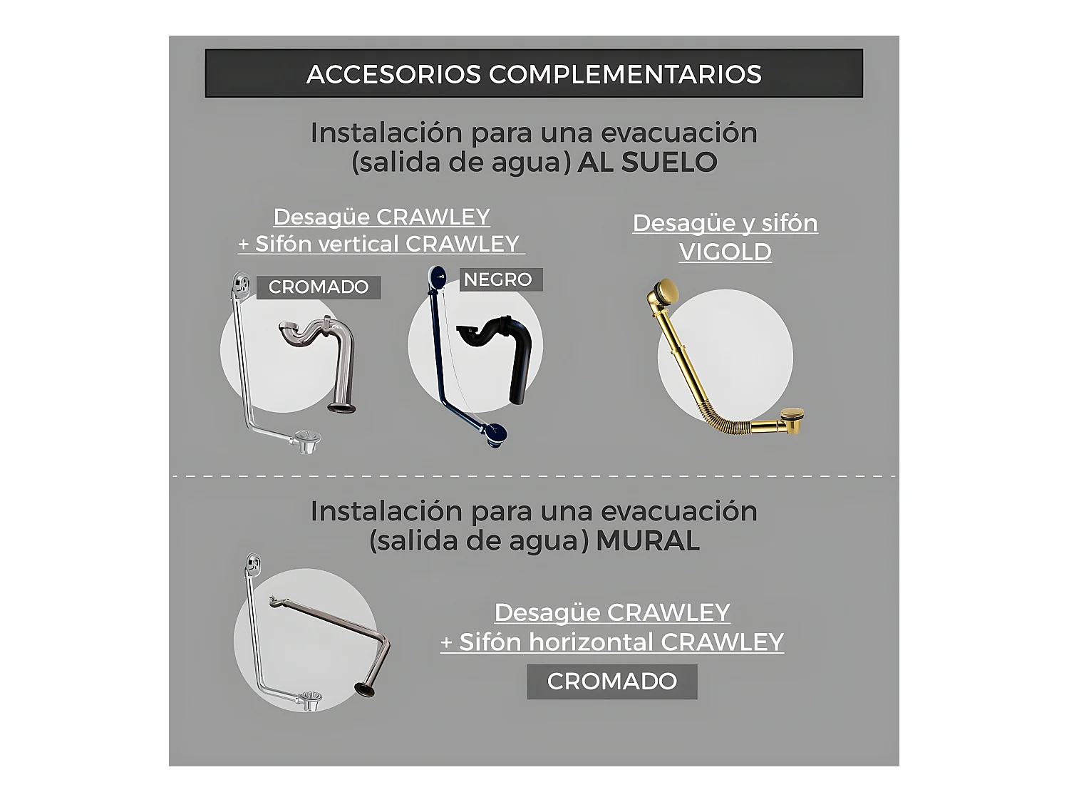 Freistehende Badewanne mit Füßen DARLINGTON SCHWARZ Adlerfüße ALTKUPFER 175 cm