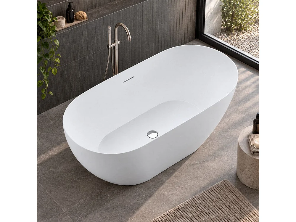 Freistehende Badewanne LISBON MATT 150 cm