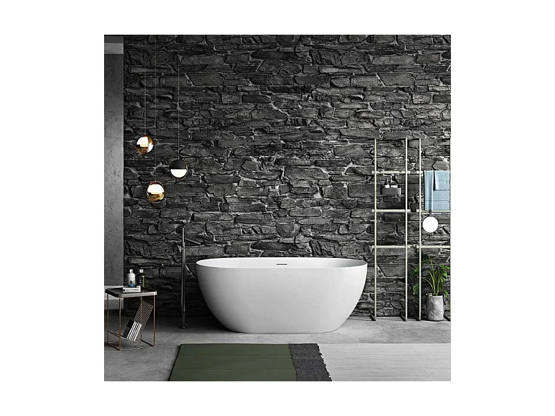 Freistehende Badewanne LISBON MATT 170 cm