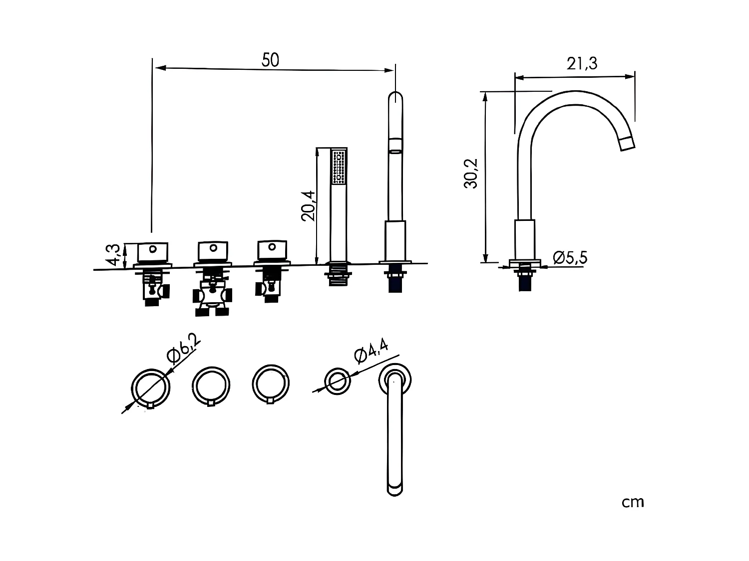 Freistehende Badewanne TORINO MURO | SANYCCES 170 cm - ohne Armatur