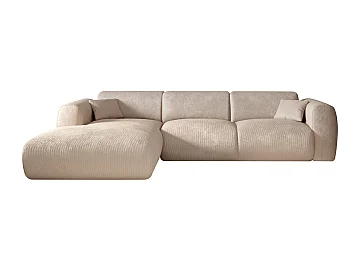 Canapé angle gauche tissu