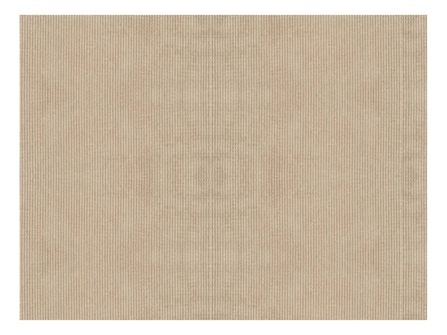 Großes Ecksofa - Ecke links - Samt-Stoff - Beige - POGNI von Maison Céphy