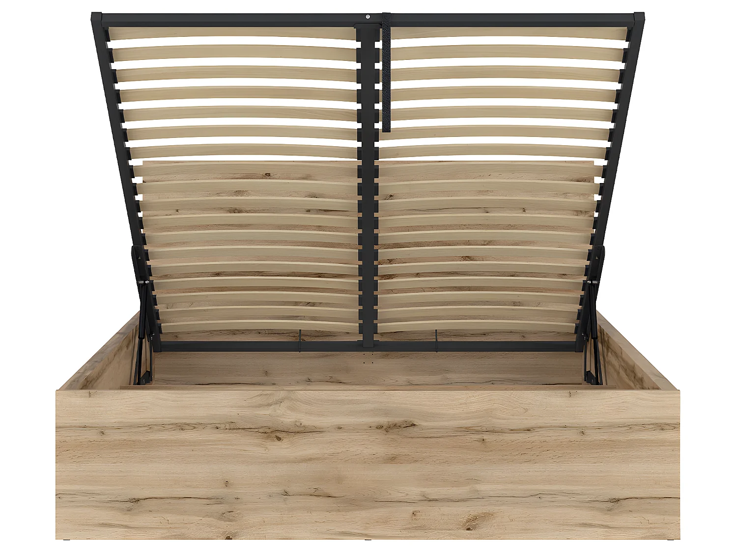 Cama canapé 160x200 con somier incluido Edwin Madera