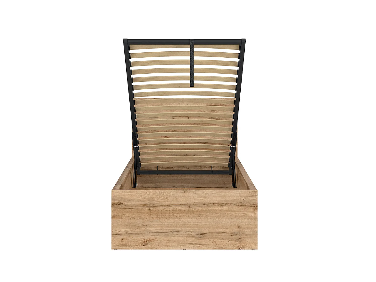 Edwin Bois kisteseng 90x200 med sommier inkluderet