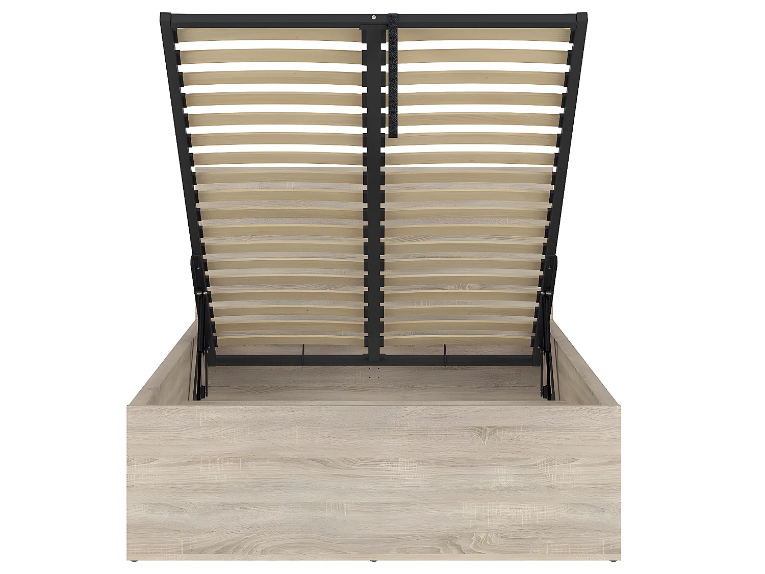 Cama canapé 120x200 con somier Edwin Madera Clara