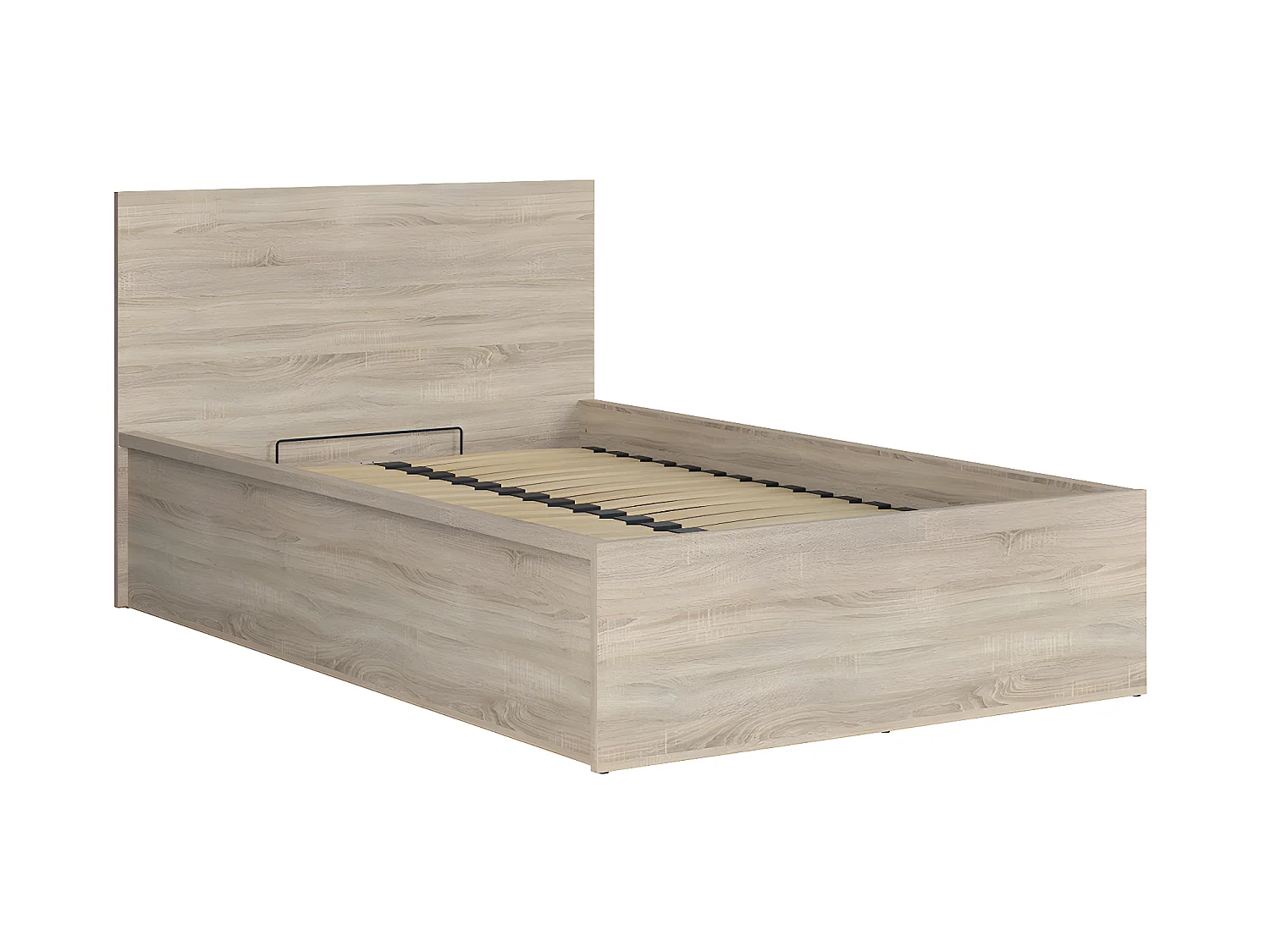 Cama canapé 120x200 con somier Edwin Madera Clara