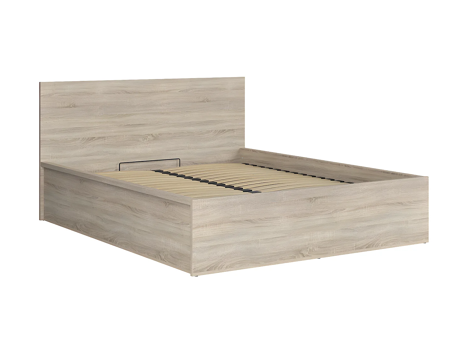 Cama com arrumação com base Edwin madeira 160x200