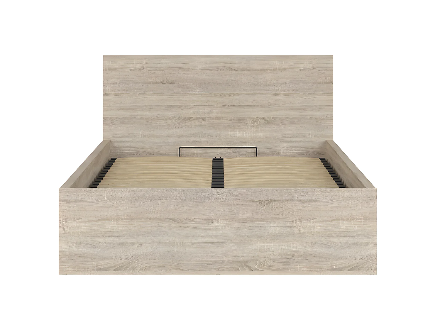 Cama com arrumação com base Edwin madeira 140x200