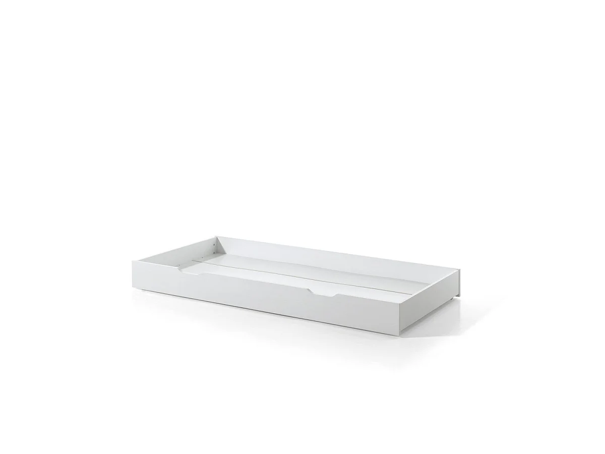 Pack - Lit Enfant & Tiroir "Tipi" 90x200cm Blanc