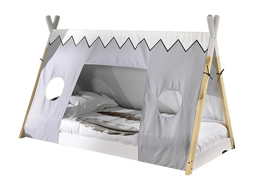 Letto Tipi con tetto in tessuto