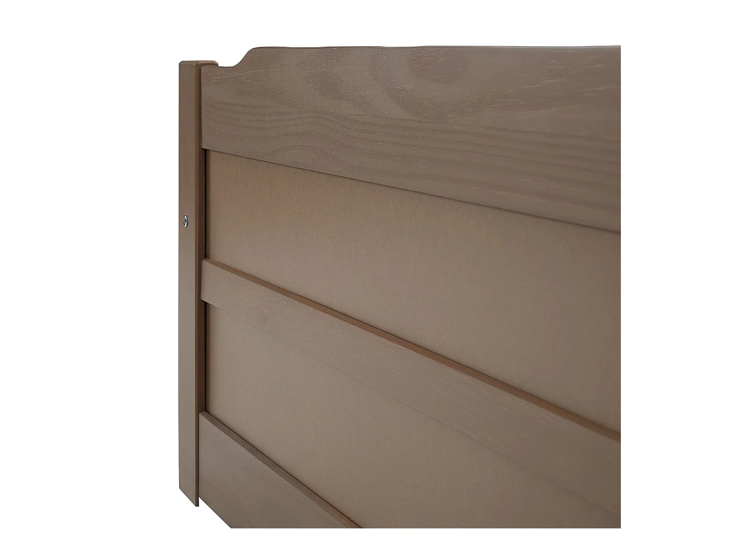 Lit gigogne LORENA 1 place tiroir lit simple fonctionnel pour enfant 90 x 190 cm en  pin massif lasuré taupe