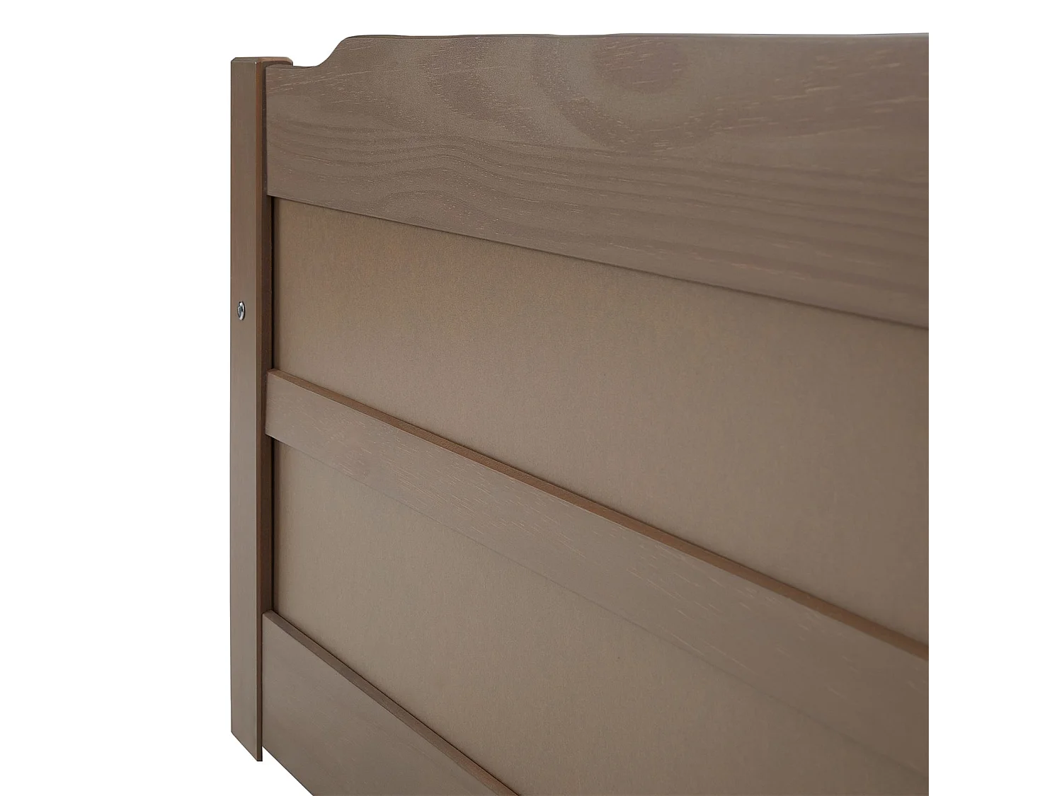 Lit gigogne LORENA 1 place tiroir lit simple fonctionnel pour enfant 90 x 190 cm en  pin massif lasuré taupe