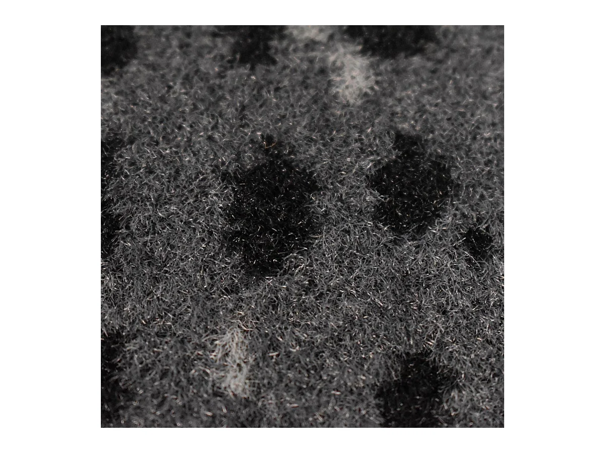 tapis grand salon 235x320 tissé noir et gris rectangle LYN1 EMPREINTE