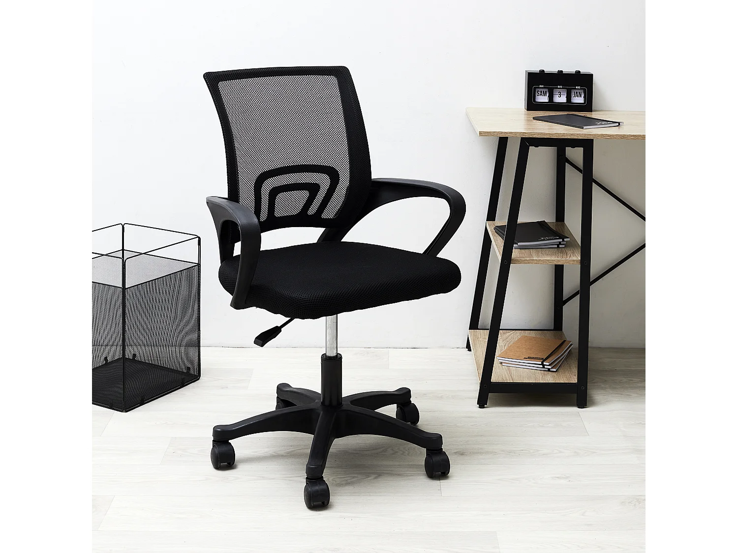 Fauteuil De Bureau Noir Noir
