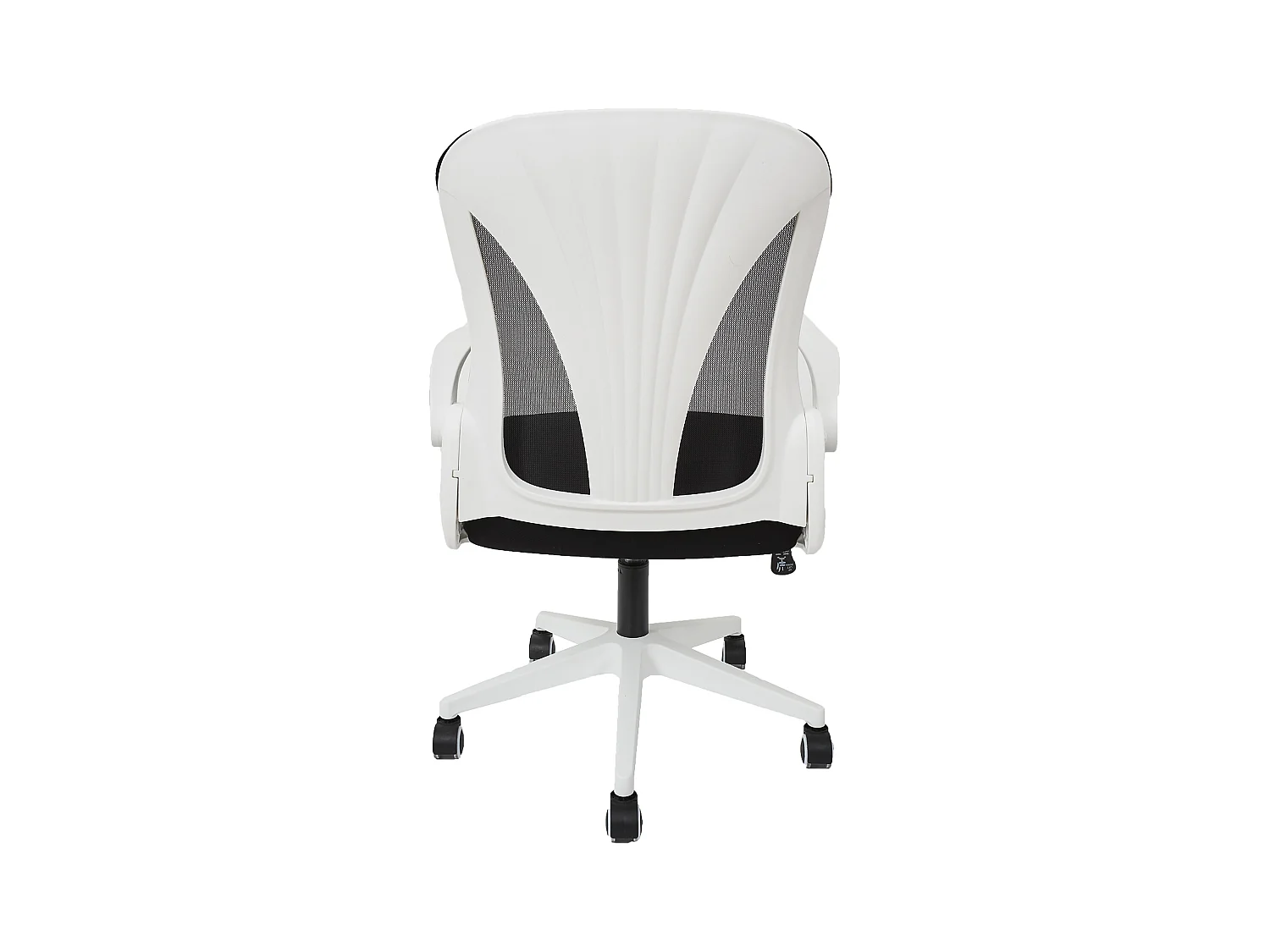 Fauteuil De Bureau Rabattable Blanc, Noir
