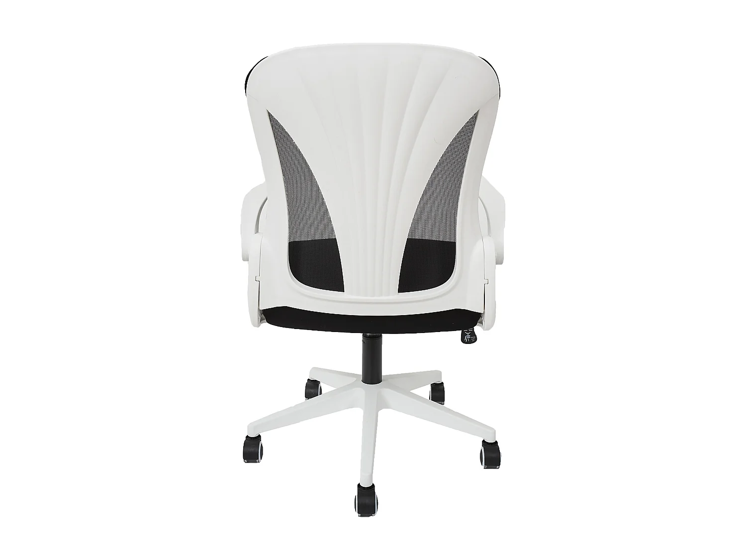 Fauteuil De Bureau Rabattable Blanc, Noir