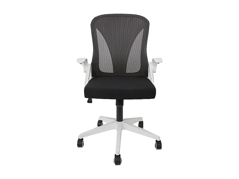 Fauteuil De Bureau Rabattable Blanc, Noir