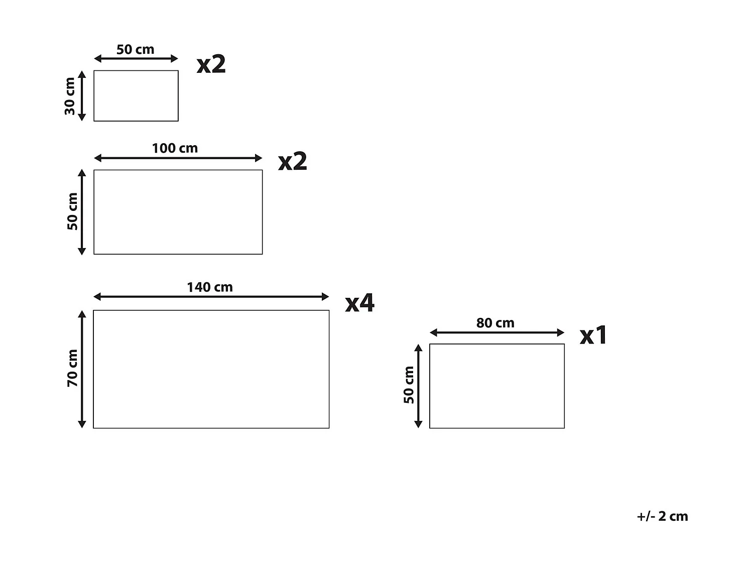 Conjunto de 9 toallas ATIU Felpa de algodón Verde menta